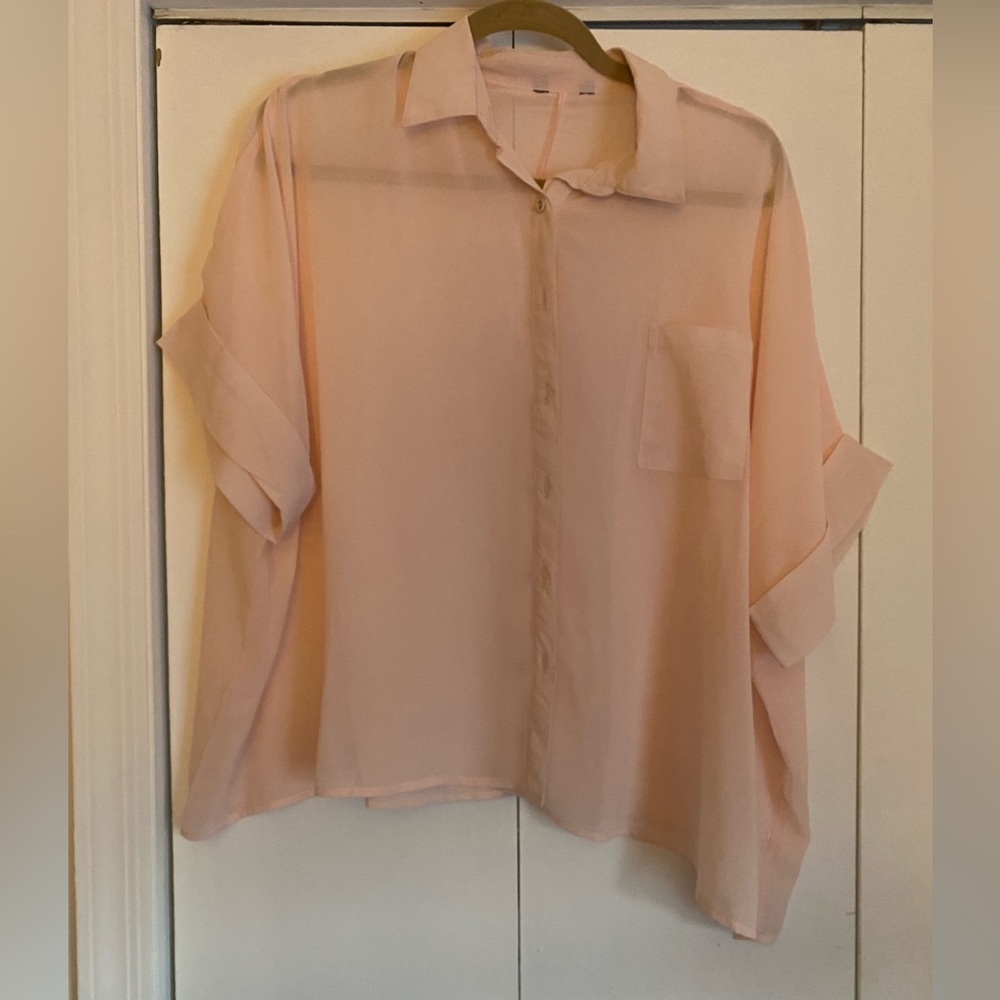 Shear Pink Blouse